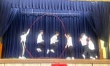 京都橘高校の生徒さん達が華麗にダブルタッチ演技を見せてくれました。