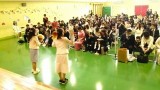 令和６年度新入園の子どもたちに、年長組の先生たちが歌を唄ってくれました。